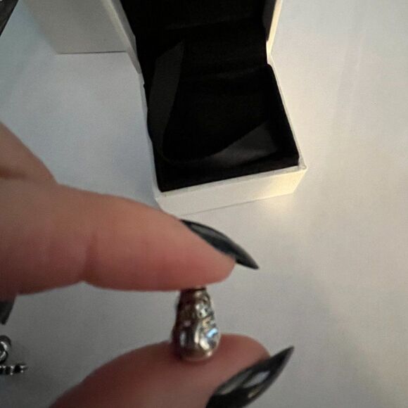 Discontinued Pandora Sterling Silver Winter Snowman Christmas Bead - 790374 box - Picture 2 of 4